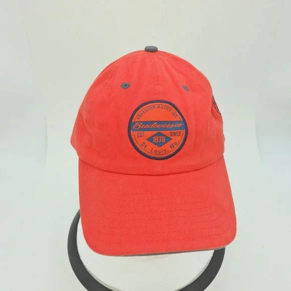 Budweiser Dale Earnhardt Jr 8 NASCAR Racing Red Baseball Cap Hat Men - Picture 8 of 11